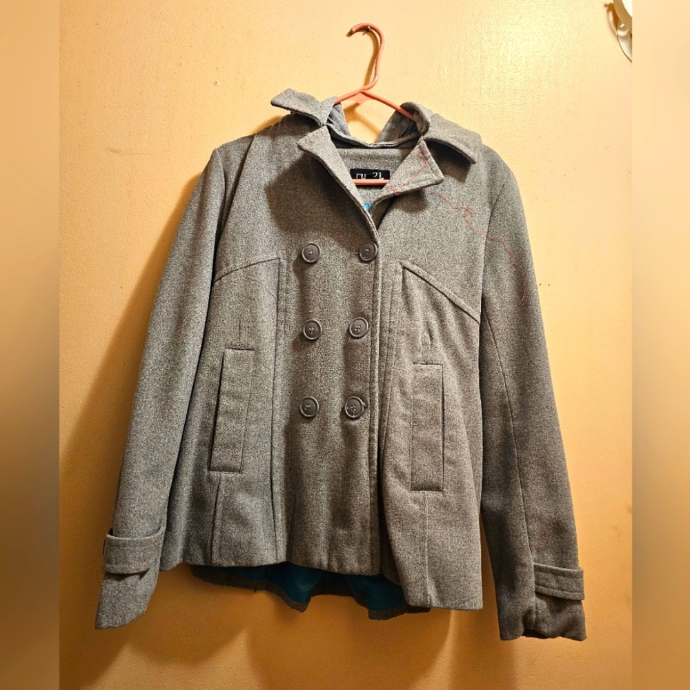 Rue21 Grey Medium Pea Coat